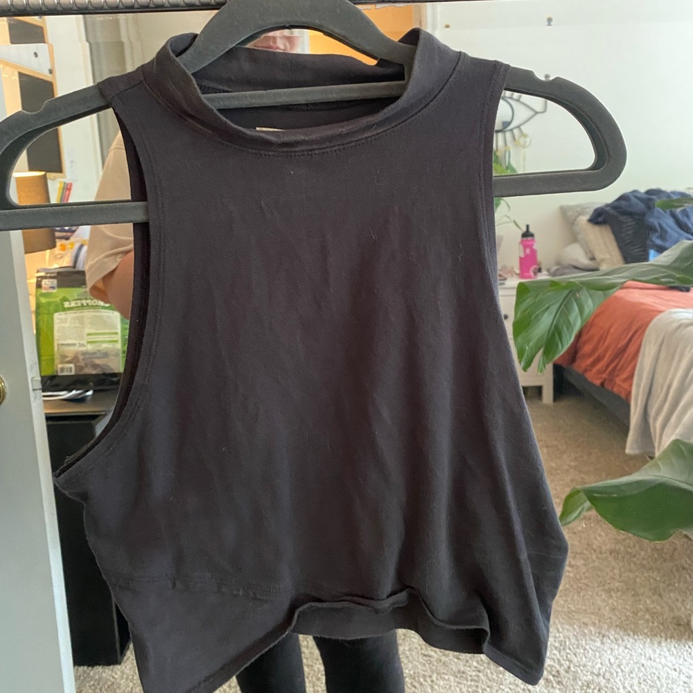 Dark Grey Hollister Halter Top